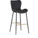 Lyla 41 inch Antique Black Barstool, Set Of 2